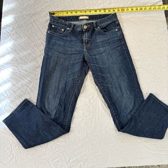 UNIQLO Size 24 Blue Jeans Good Condition Slim Fit Ankle Length - Picture 2 of 6